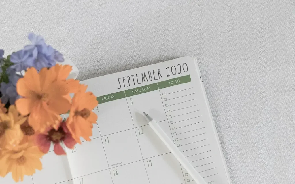 5 minute meditation planner